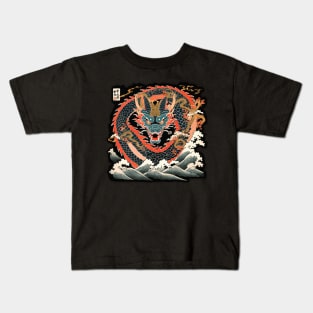 Traditional Japanese Dragon Kids T-Shirt